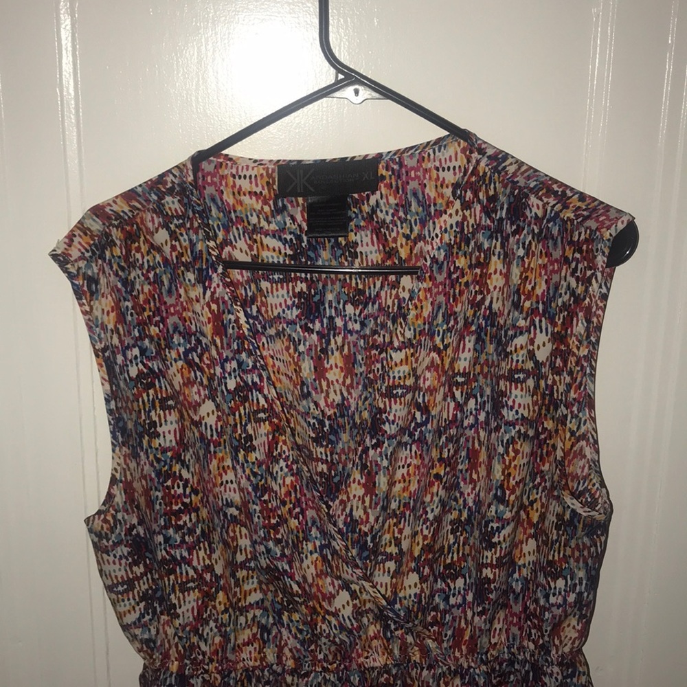 Summer colorful mini sun dress, gently used!